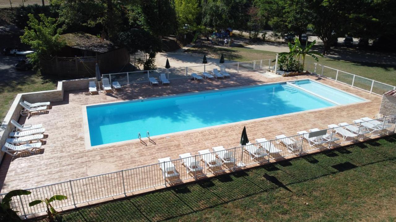 Camping Nature Le Valenty Mobil-Home-Dordogne Panoramique Clim Piscine Soturac Exterior foto