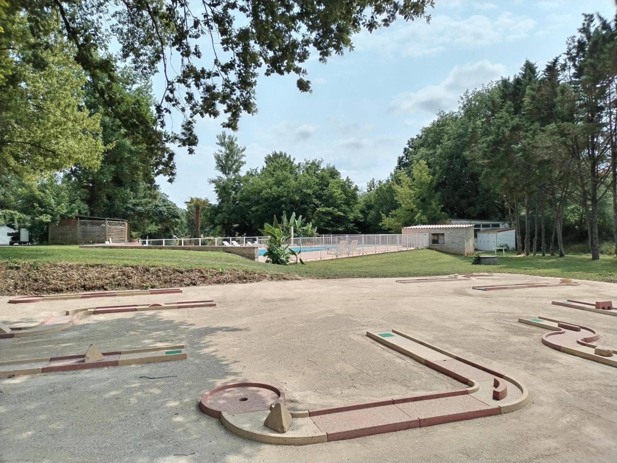 Camping Nature Le Valenty Mobil-Home-Dordogne Panoramique Clim Piscine Soturac Exterior foto