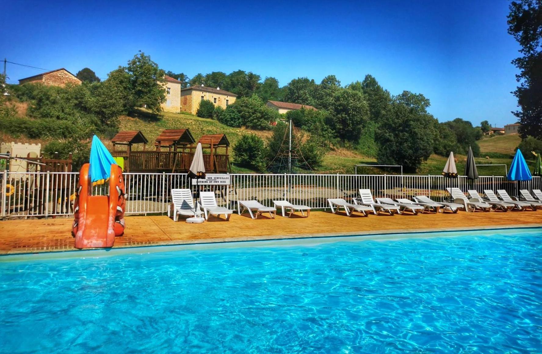 Camping Nature Le Valenty Mobil-Home-Dordogne Panoramique Clim Piscine Soturac Exterior foto