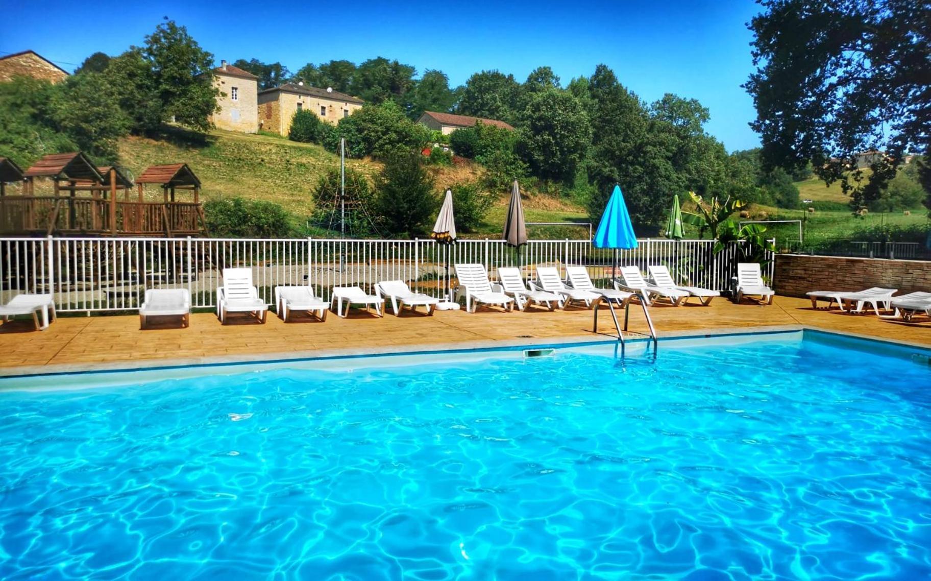 Camping Nature Le Valenty Mobil-Home-Dordogne Panoramique Clim Piscine Soturac Exterior foto